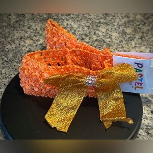 Pastels Orange and Gold Hair Accessory